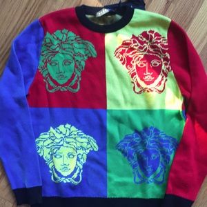 NWT Versace jacquard sweater, size 10